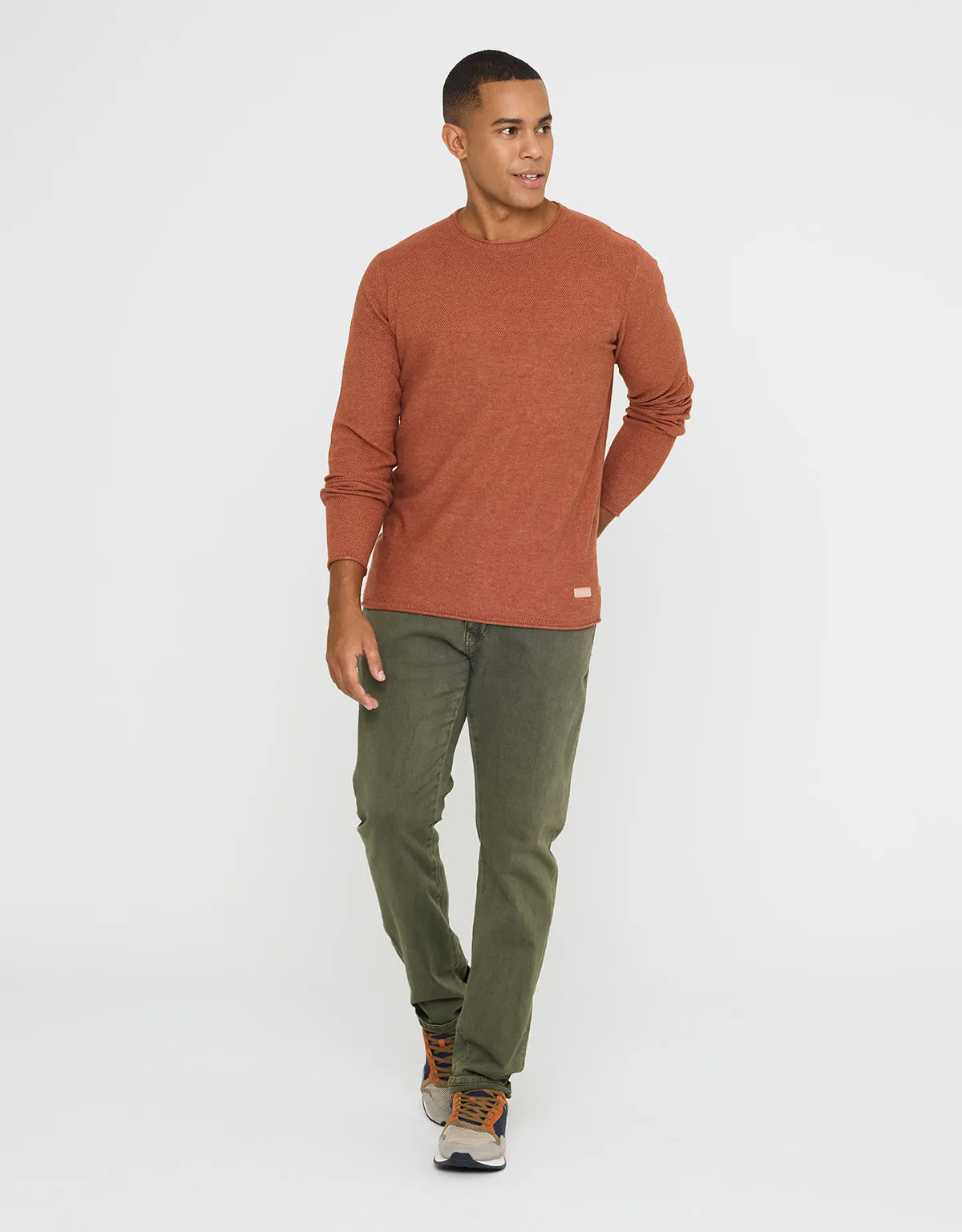 Tile Long Sleeve Sweater - Dorset