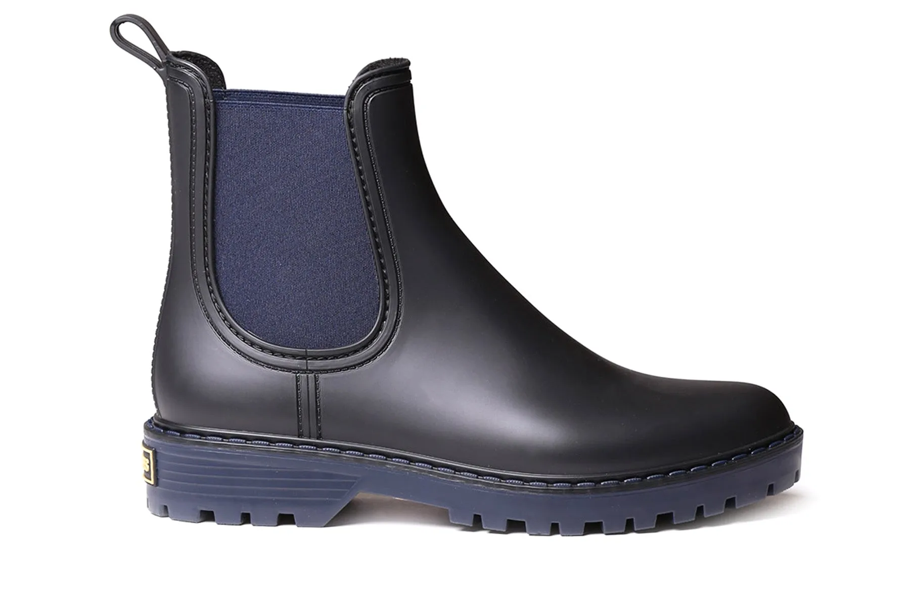 Toni Pons Cavour Black/Navy Rubber Boot