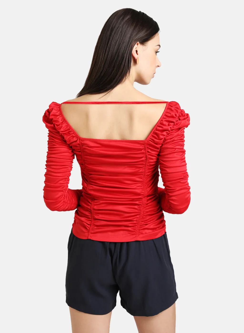 Top With Ruching Detail