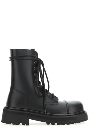 Vetements Lace-Up Boots