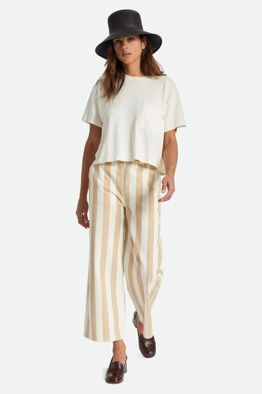 Victory Wide Leg Pant - Sand