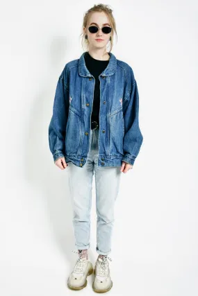 Vintage denim jacket blue