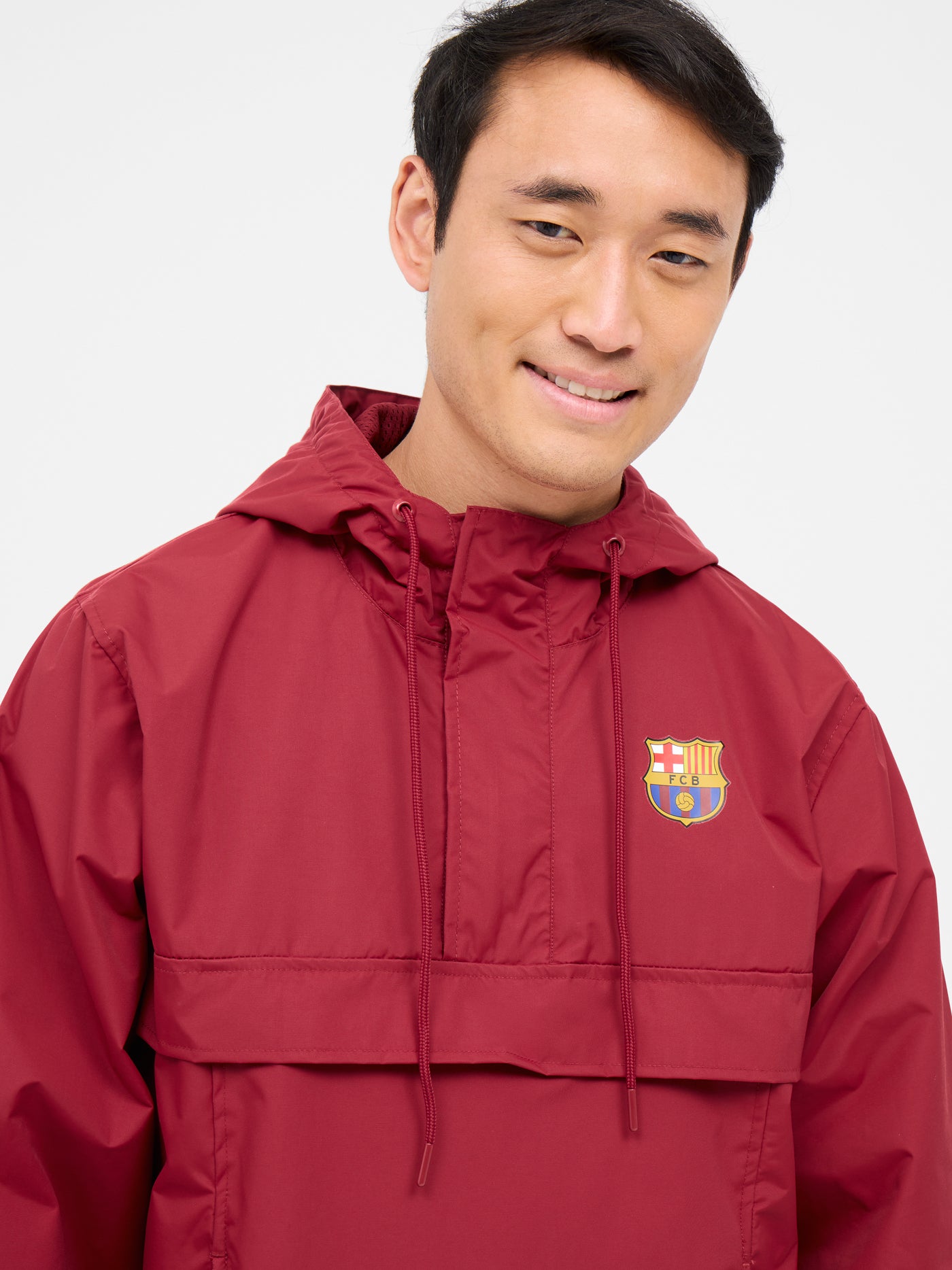 Waterproof maroon jacket Bara