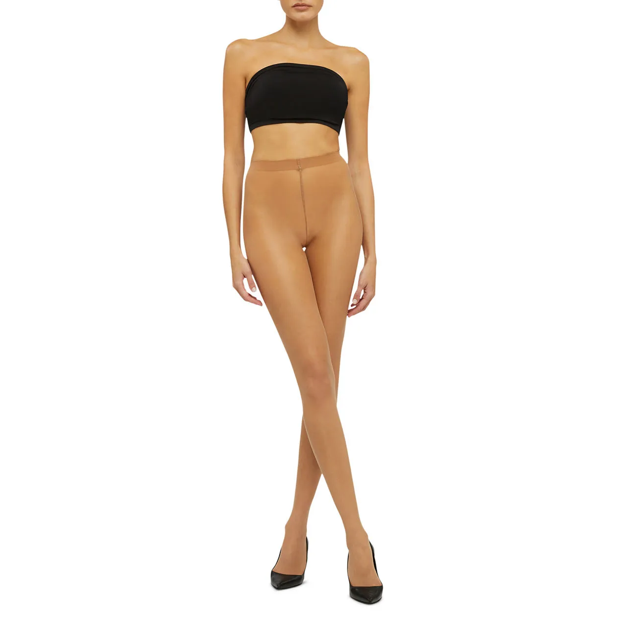 WOLFORD The Sustainable Edit Luxe Tights Gobi - Brown