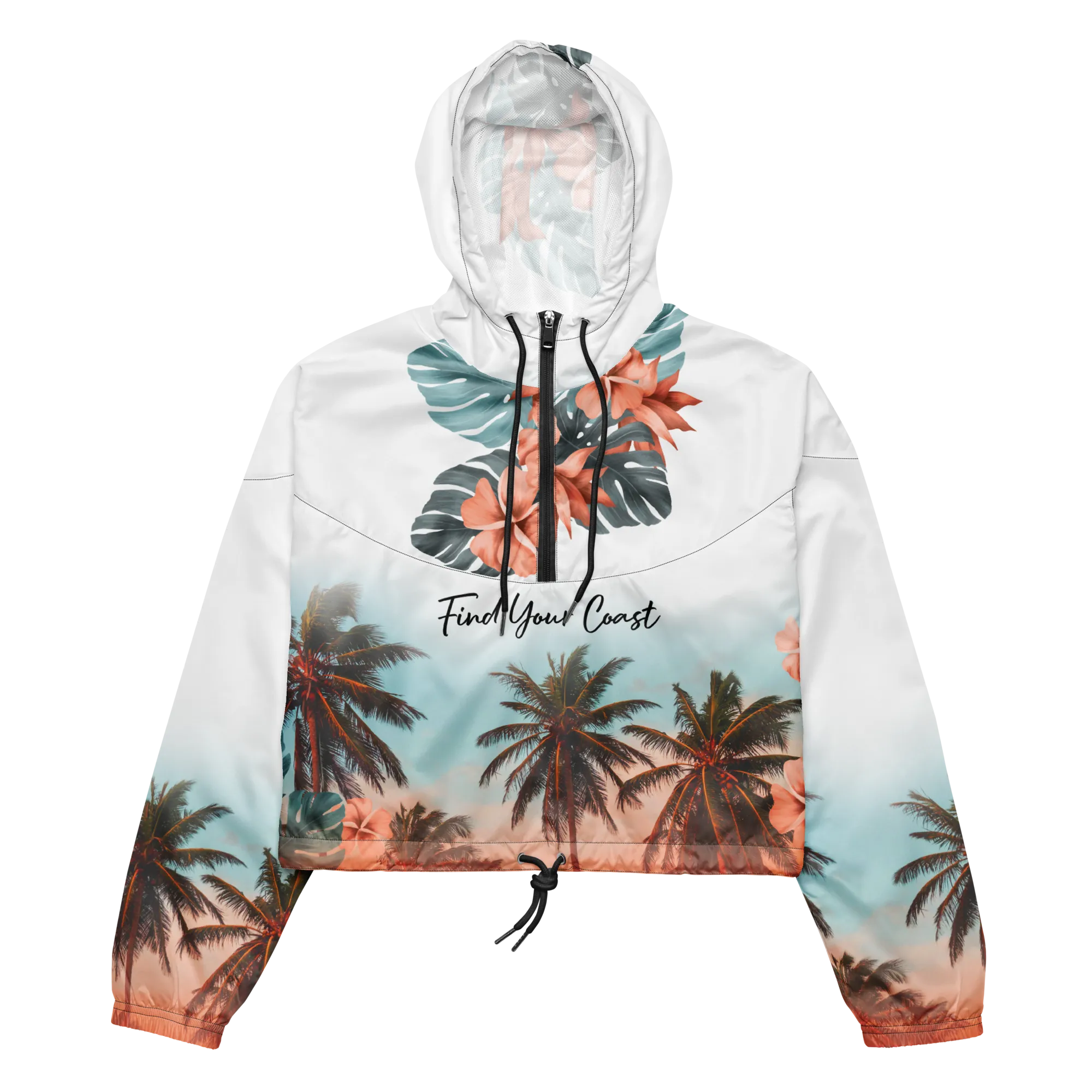 Women's Cropped Coastal Windbreaker