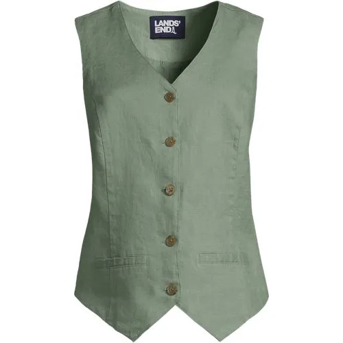 Women's Linen Waistcoat