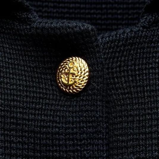 ZARA  |GOLD BUTTON KNIT BLAZER